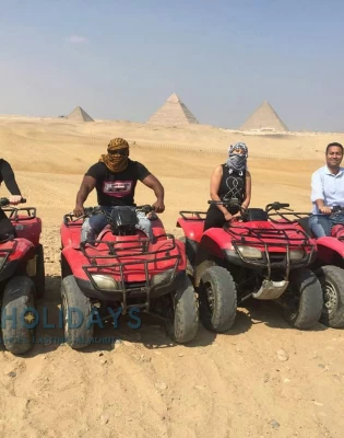 Quad bike half day tour by the Pyramids