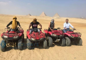 Quad bike half day tour by the Pyramids
