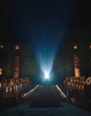 Sound and Light Show at Karnak Temple